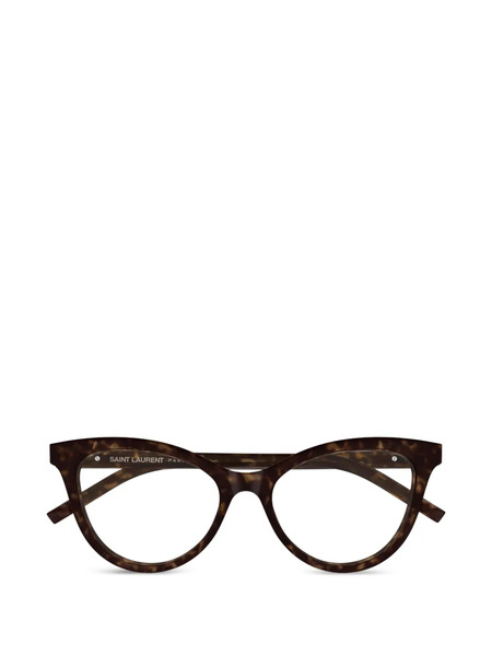  Saint Laurent Eyewear Cat-eye Glasses - Brown 