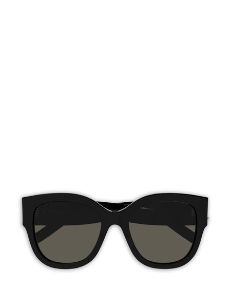  Saint Laurent Eyewear Oversized-frame Sunglasses - Black 