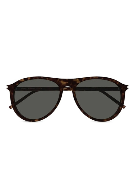  Saint Laurent Eyewear Oversized-frame Sunglasses - Brown 