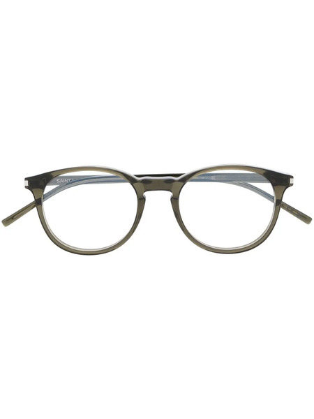  Saint Laurent Eyewear Round-frame Glasses - Green 