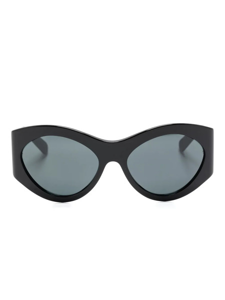  Saint Laurent Eyewear Sl 854 Oval-frame Sunglasses - Black 