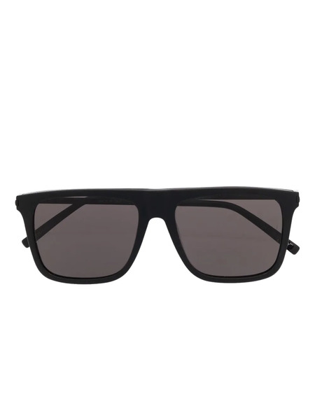  Saint Laurent Eyewear 495 Square-frame Sunglasses - Black 