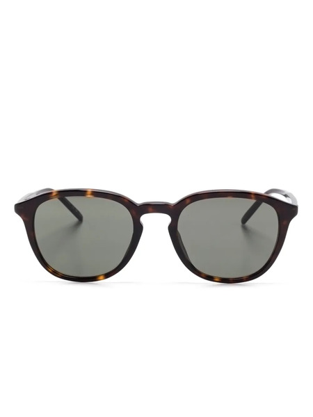  Saint Laurent Eyewear Square-frame Sunglasses - Brown 
