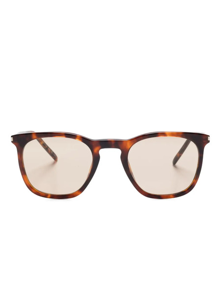  Saint Laurent Eyewear Tortoiseshell Sunglasses - Brown 
