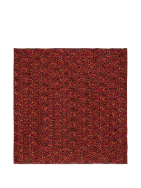  Saint Laurent Leopard-print Scarf - Red 