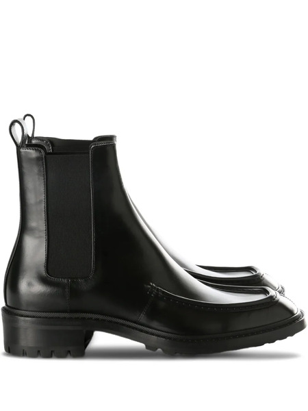  Saint Laurent 25mm Joe Pull-tab Square-toe Chelsea Boots - Black 