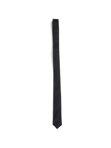  Saint Laurent Patterned Tie - Black 