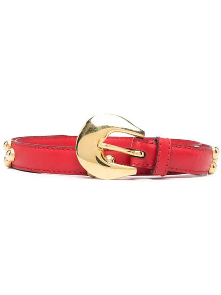  Saint Laurent Pre-owned 1990s Pre-owned Studded Leather Belt - Red 