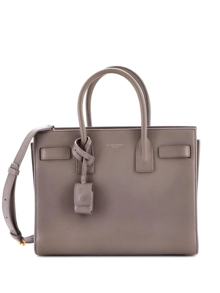  Saint Laurent Pre-owned Sac De Jour Bag Leather Baby Tote Bag - Grey 