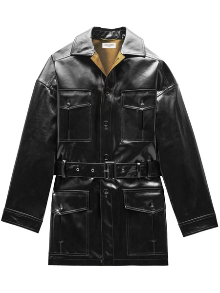  Saint Laurent Saharienne Jacket - Black 