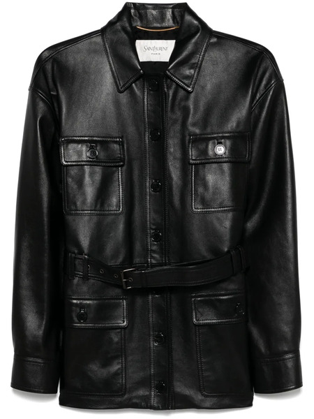  Saint Laurent Saharienne Jacket - Black 