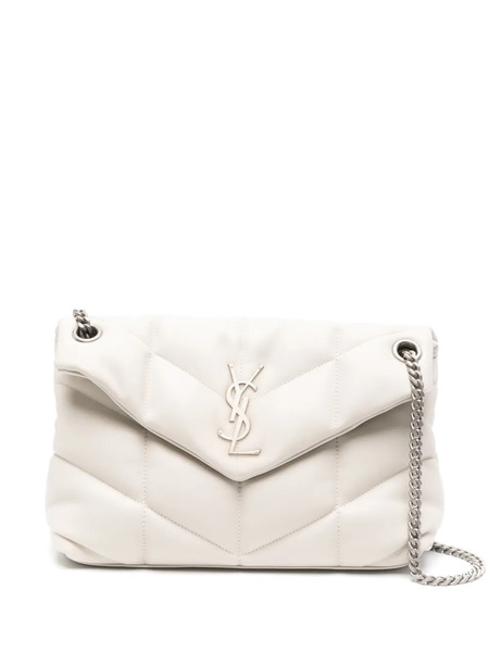  Saint Laurent Small Puffer Shoulder Bag - Neutrals 
