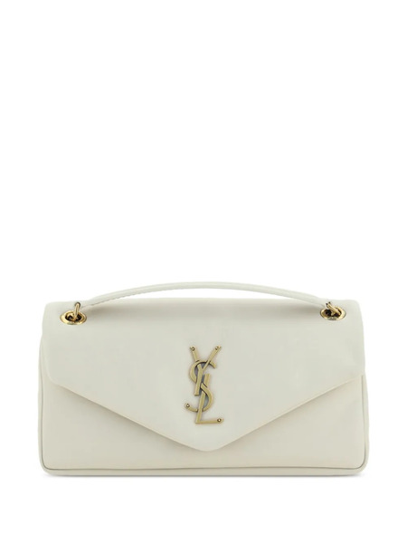  Saint Laurent Small Puffer Shoulder Bag - Neutrals 