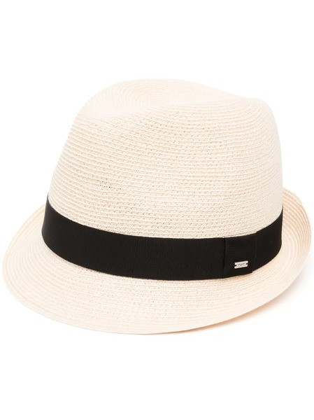  Saint Laurent Straw Panama Hat - Neutrals 