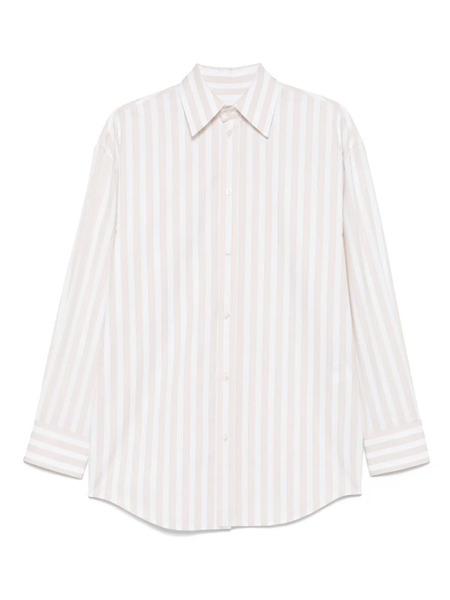  Saint Laurent Striped Shirt - Neutrals 