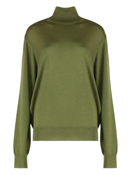  Saint Laurent Turtleneck Sweater - Green 