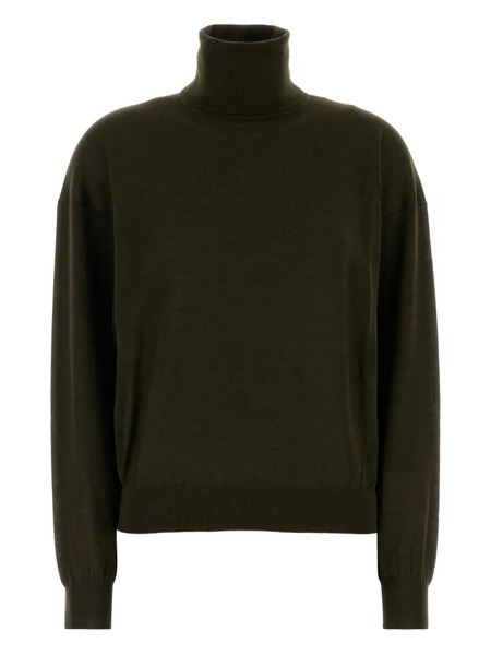  Saint Laurent Turtleneck Sweater - Green 