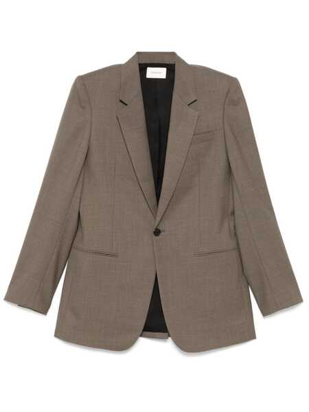  Saint Laurent Wool Blazer - Brown 