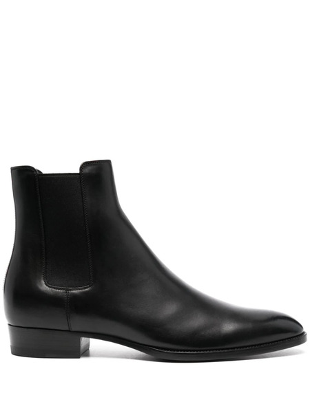  Saint Laurent Wyatt Chelsea Boots - Black 