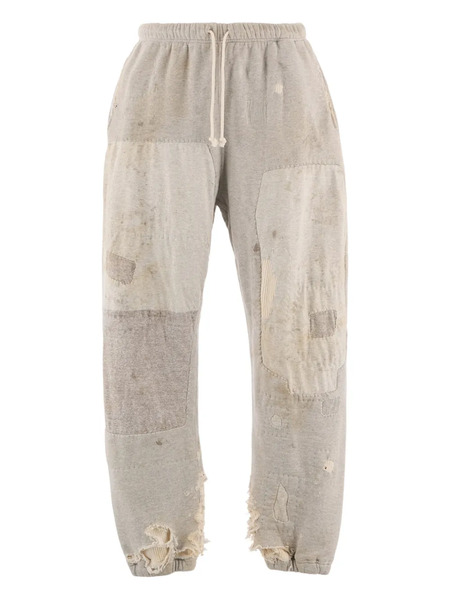  Saint Mxxxxxx Patchwork Drawstring Trousers - Grey 