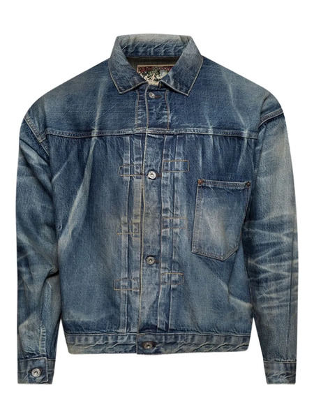  Saint Mxxxxxx Pocket Denim Jacket - Blue 