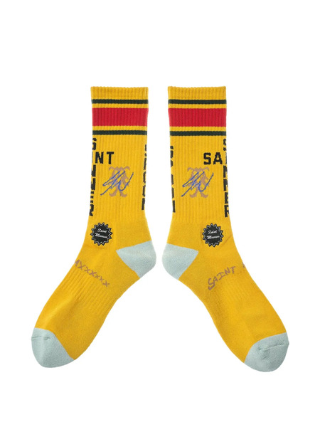  Saint Mxxxxxx X Sean Wotherspoon Patterned Socks - Yellow 