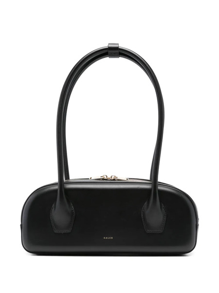  Salce Leather Tote Bag - Black 