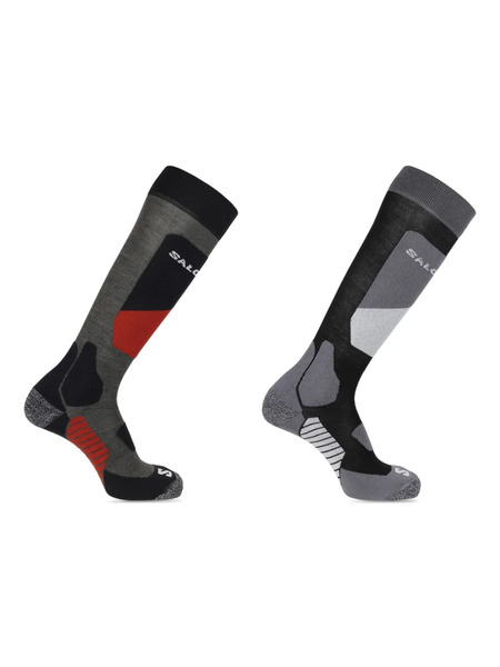  Salomon Panelled Socks - Black 
