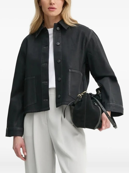  Samsoe Samsoe Button-fastening Pocket Jacket - Black 