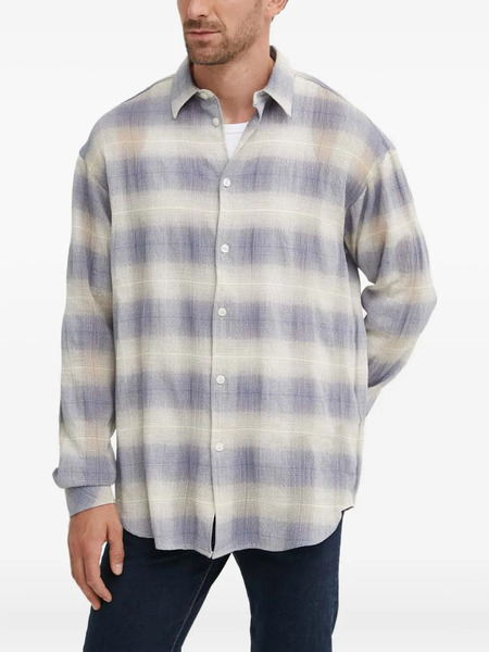  Samsoe Samsoe Checked-pattern Shirt - Blue 
