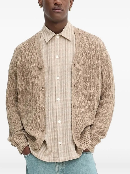  Samsoe Samsoe Checked Short-sleeve Shirt - Neutrals 