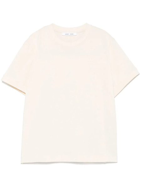  Samsoe Samsoe Cotton T-shirt - Neutrals 