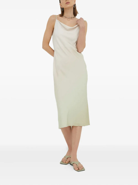  Samsoe Samsoe Cowl-neck Midi Dress - Neutrals 