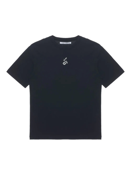  Samsoe Samsoe Floral-print T-shirt - Black 