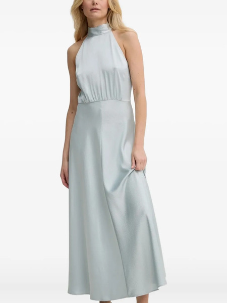  Samsoe Samsoe Halter-neck Maxi Dress - Blue 