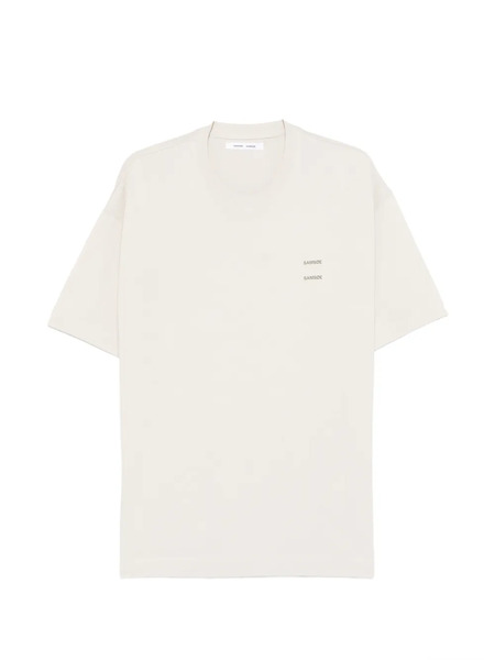  Samsoe Samsoe Joel Logo-print T-shirt - Neutrals 