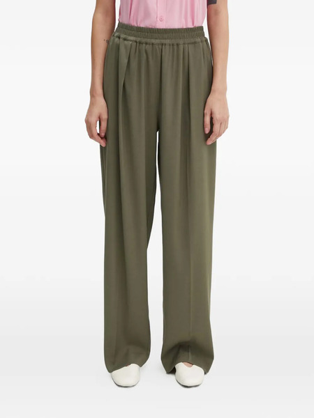  Samsoe Samsoe Julia Elasticated Pleated Trousers - Green 