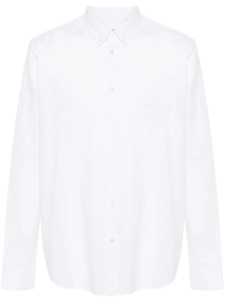  Samsoe Samsoe Liam Slub-texture Shirt - White 