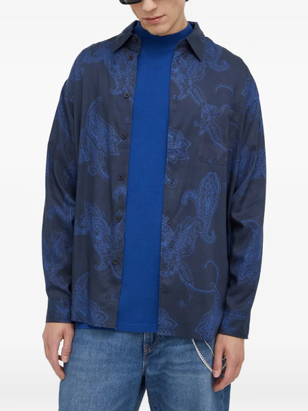  Samsoe Samsoe Paisley-pattern Shirt - Blue 