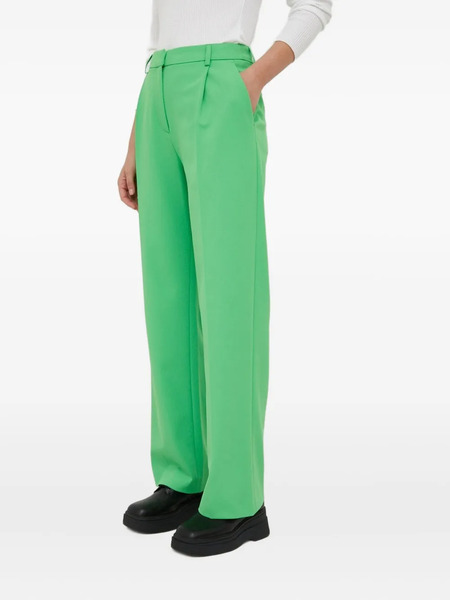  Samsoe Samsoe Pleated-front Trousers - Green 