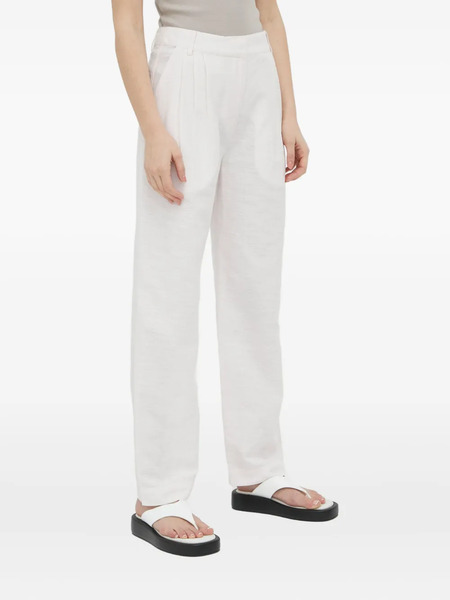  Samsoe Samsoe Pleated Trousers - White 