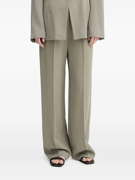  Samsoe Samsoe Pleated Wide-leg Trousers - Green 