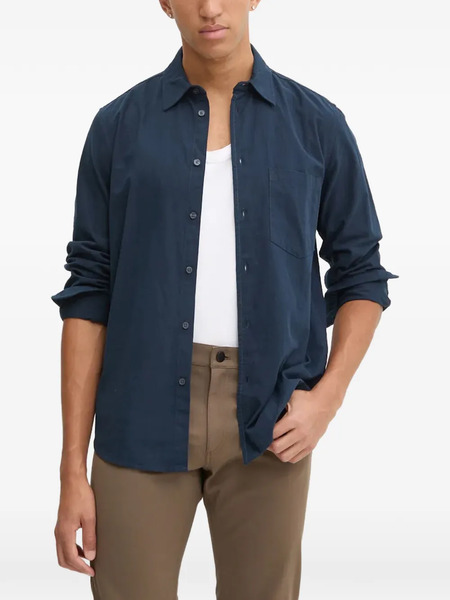  Samsoe Samsoe Pocket Button Shirt - Blue 