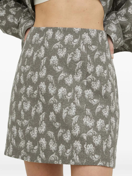  Samsoe Samsoe Printed Mini Skirt - Grey 