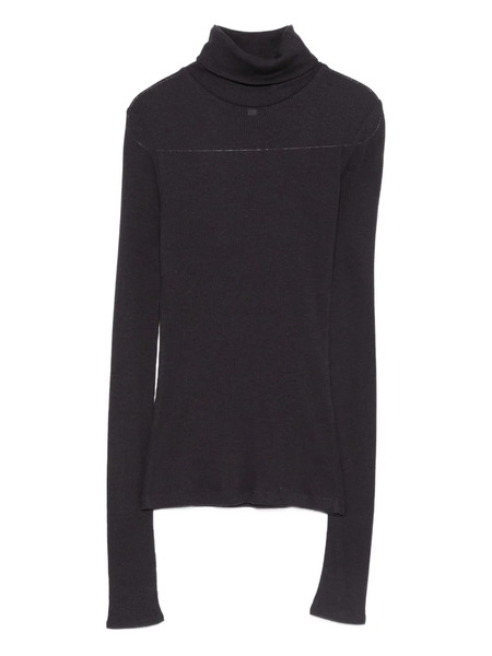 Samsoe Samsoe Roll-neck Knitted Top - Black 