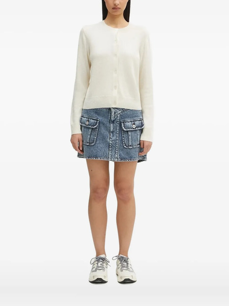  Samsoe Samsoe Saboston Button-front Cashmere Cardigan - White 