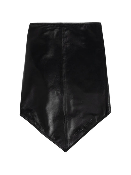 Samsoe Samsoe Sadoly Leather Scarf - Black 