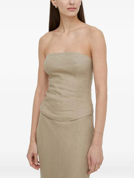 Samsoe Samsoe Saelynn Strapless Top - Neutrals 
