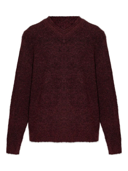  Samsoe Samsoe Safloyd V-neck Knitted Sweater - Red 