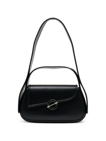  Samsoe Samsoe Sahero Leather Shoulder Bag - Black 